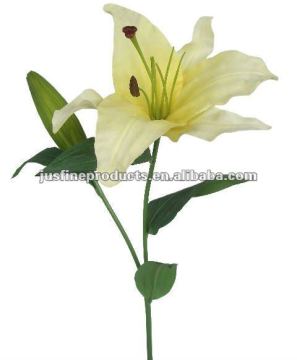 Flowers of 33"H Artificial Lily, Artificial Flower, Real Touch, High Quality, PU Lily