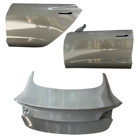 Steel Trunk Lid and Door Panel Cover for Tesla Model 3