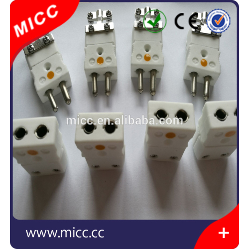 MICC knock-down ceramic plug and socket with clamp