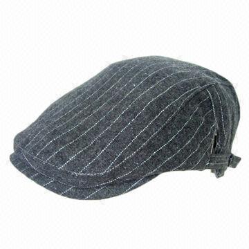 Men's Flat Cap, Customized Logos and Designs are Accepted