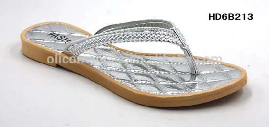 2017 Cheap Fashion PCU ladies slippers