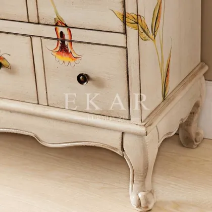 Vintage Home Furniture Bedroom Chest Jewelry Storage Cabinet Wooden Storage Cabinet