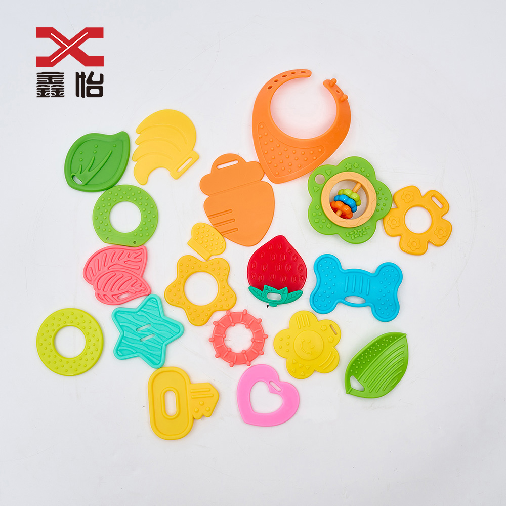 Multi-shaped PE Teether Toy