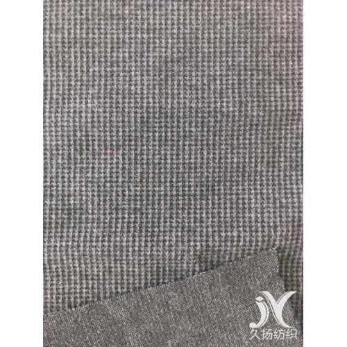 Punto jacquard pata de gallo gris negro