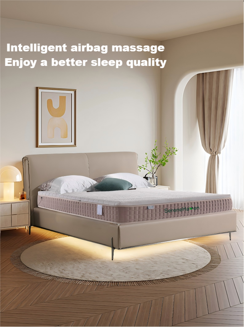 SereneHaven Smart Massage Mattress Airbag System View