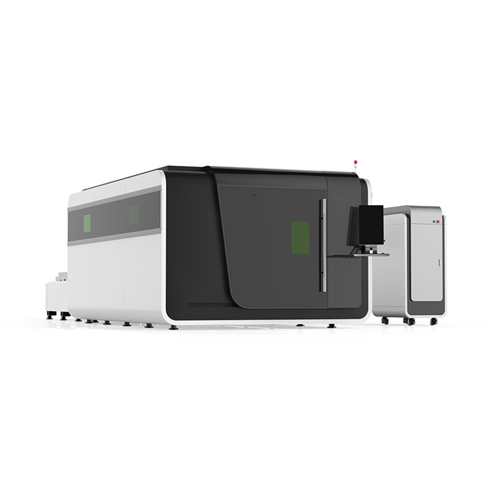 Máquina de corte a laser óptica de fibra CNC para metal