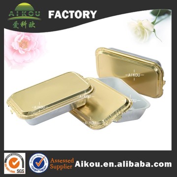 2016 hot sale mini airline aluminum food tray for food packing