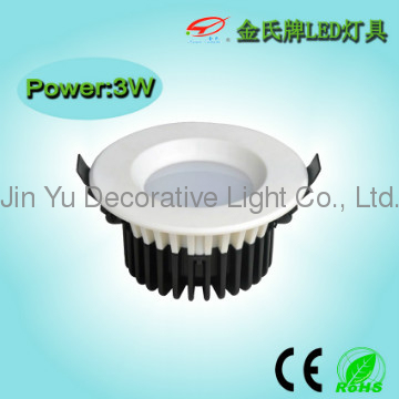 No lighting pollution, 3w led downlight,energy much saving,China