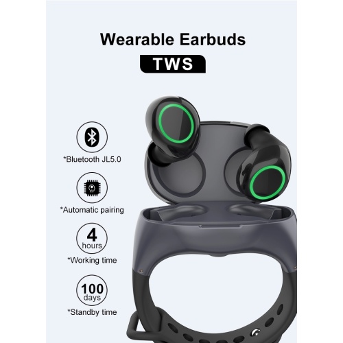 自動ペアリングBluetooth Tws Earbuds Super Bass.