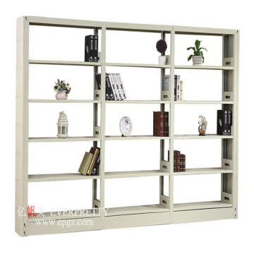 5 Tier Steel Bookcase - Cheap Price Library Furniture Metal Bookshelf