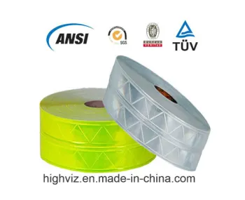 Certificated High Gloss PVC Reflective Tape Safety Film