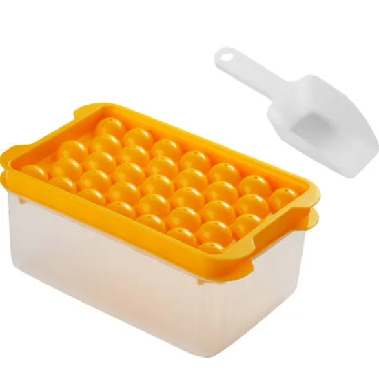 Leak-Proof Silicone Ice Cube Tray for Tumbler Cup with Lid and Decompress Ice Lattice for Freezer