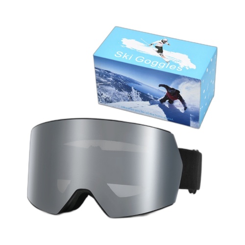 Double-Layer Anti-Fog Cylindrical Ski Goggles
