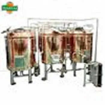 5HL 500L steam heating Four vessels brewery equipment manual beer brewing system for sale