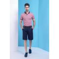 Camisas de golfe de moda impressas masculinas