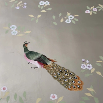 Hand drawn Flower and Bird Paintings