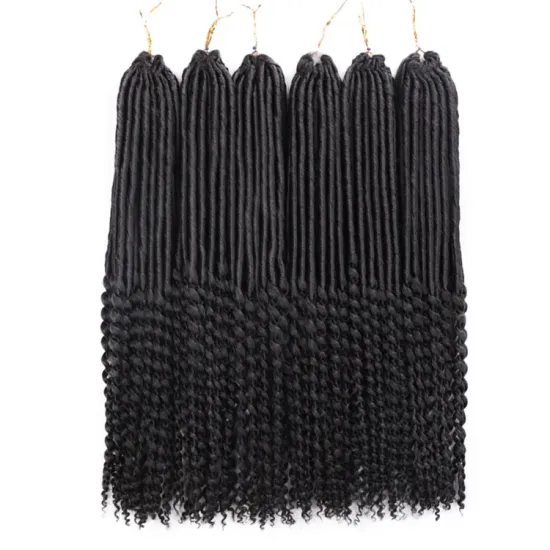 Cheapest Wholesale Kinki Twist Curly Extensions Wigs Long Synthetic Hair Crochet Hairpiece Afro Kinky Locks Meches Braids