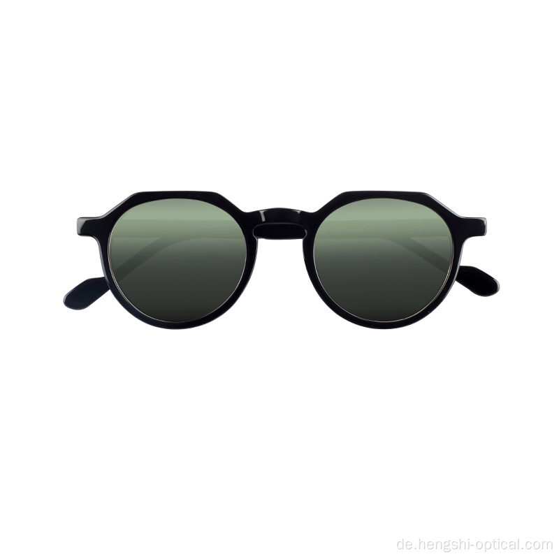 Benutzerdefinierte designer inspirierte Marke cool niedliche runde Form Rahmen Frauen Sonnenbrillen Acetat