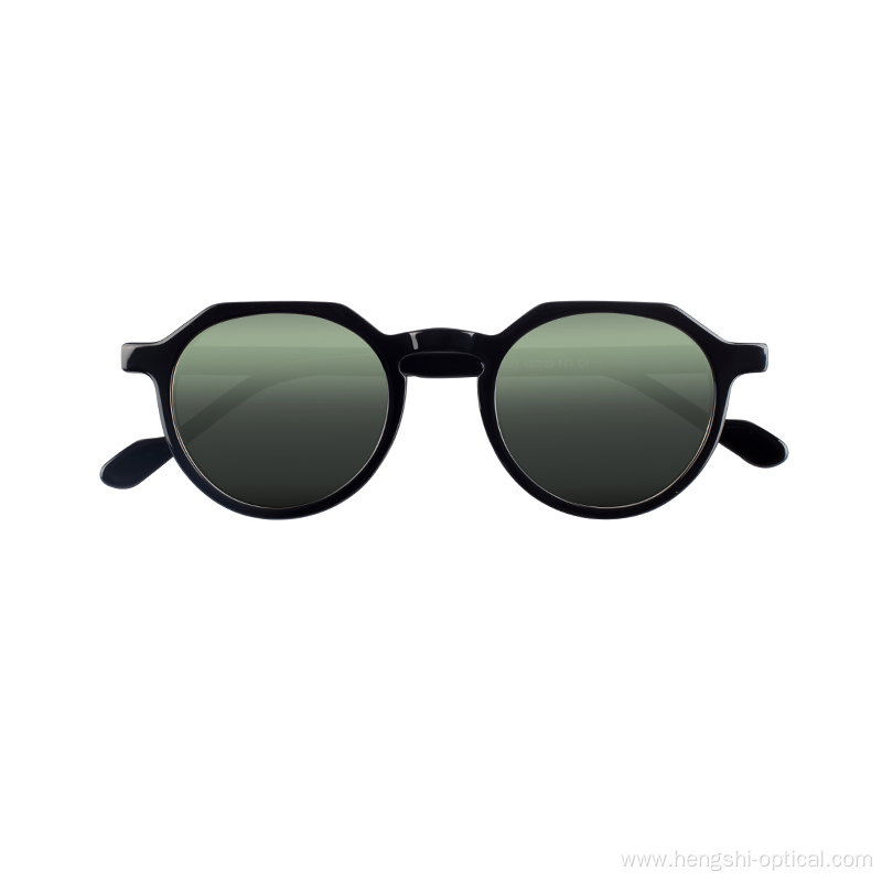 Customized Designer Inspired Brand Cool Cute Round Shape Frame Women Sunglasses Acetate