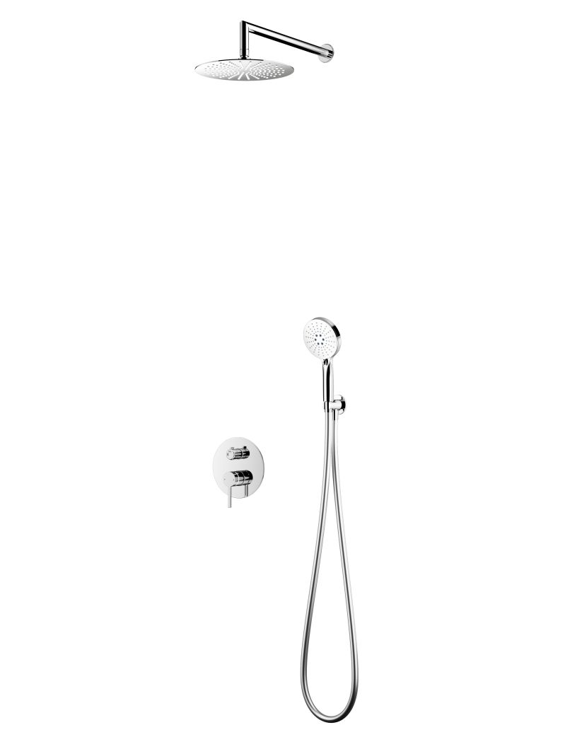 Dual Lever Shower Mixer for Concealed Installation