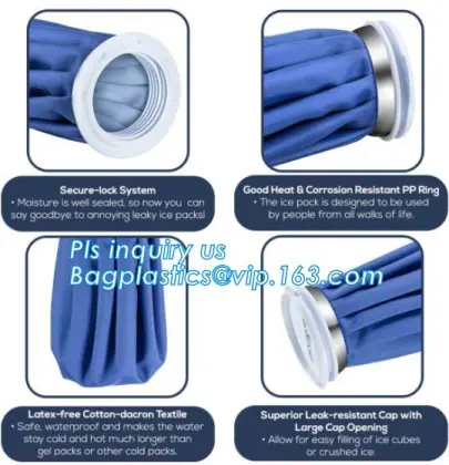 Hot And Cold Medical Reusable Ice Bag/Ice Pack, Sport injury ice pack wrap cooler ice bag for medical supply,Injuries Hot & Col
