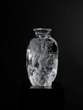 Peace Crystal Vase Transparent Living room Hotel Decoration