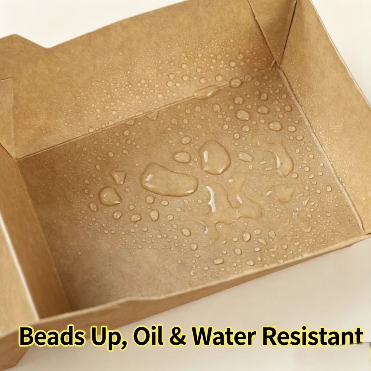 Kraft Paper Tray with Partitions