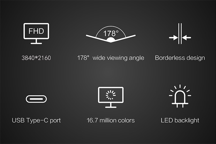 27 Inch Full HD 4K Desktop Monitor