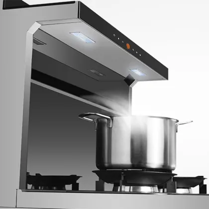 Intuitive Display Super Sound-Off Integrated Stove