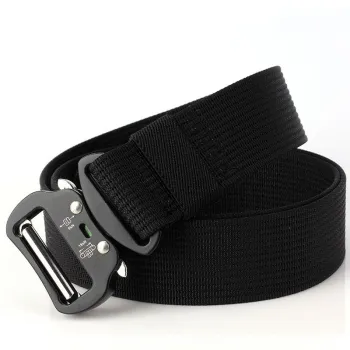 Nylon Webbing Belt with Tank Pearl Grain Pattern PP Polypropylene for Pants and Sports