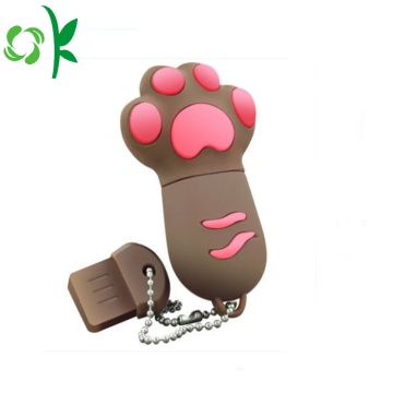 Cat-claw Silicone U Disk Cover USB Dust Case