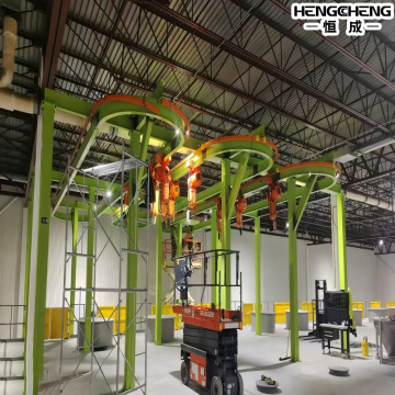 Free Standing Closed-loop Annular Monorail Crane