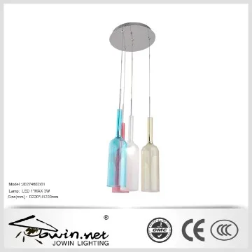 2013  colorful glass bottle  pendant lighting