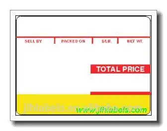 Ishida AC-300, AC-1000, AC-2000 47mm Scale Labels