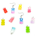 Resin small bear charms diy for jewelry making