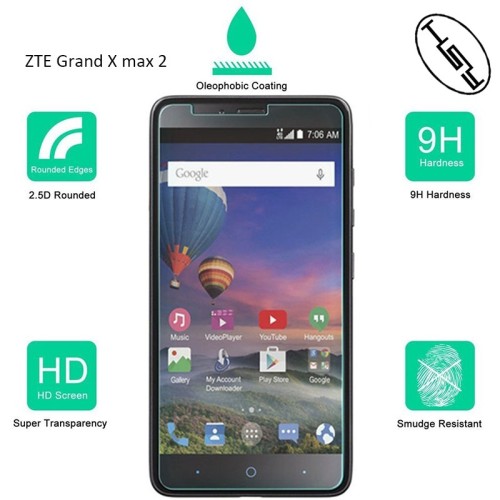 HUYSHE New premium mobile phone use 0.3mm anti scratch tempered glass film ,screen protectors for ZTE Grand X max 2