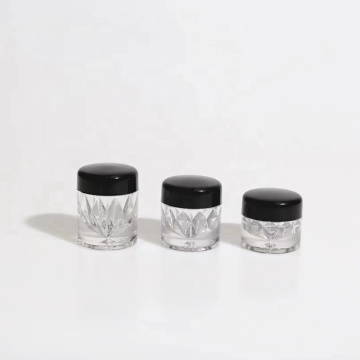 3G 5G 8G Plastic Jars - Mini Size Clear Packaging for Glitter Powder Highlighter