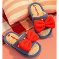 Flax Slides Slipper Children Linen Cotton