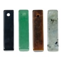 Rectangle Dalmation Jasper Pendant for DIY Making Jewelry Necklace Earrings 6X6X25MM Cuboid Stone Beads