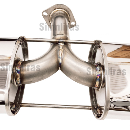 SUS304 Edelstahl Catback-Auspuffkit für 2014-2017 Mazda 6