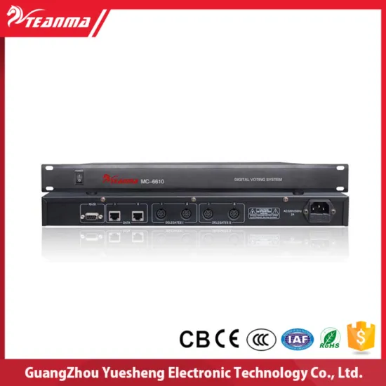 MC-6610 Digital Conference System with Voting System