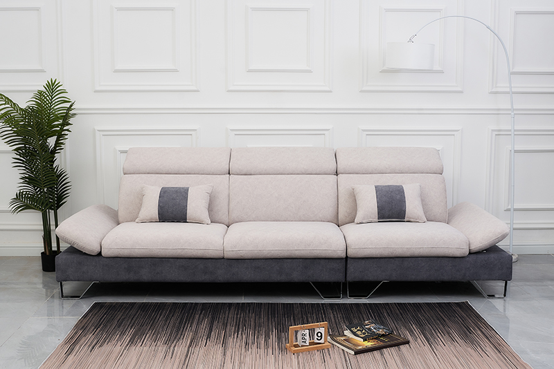 Удобный 3 сиденья современный тканевый диван