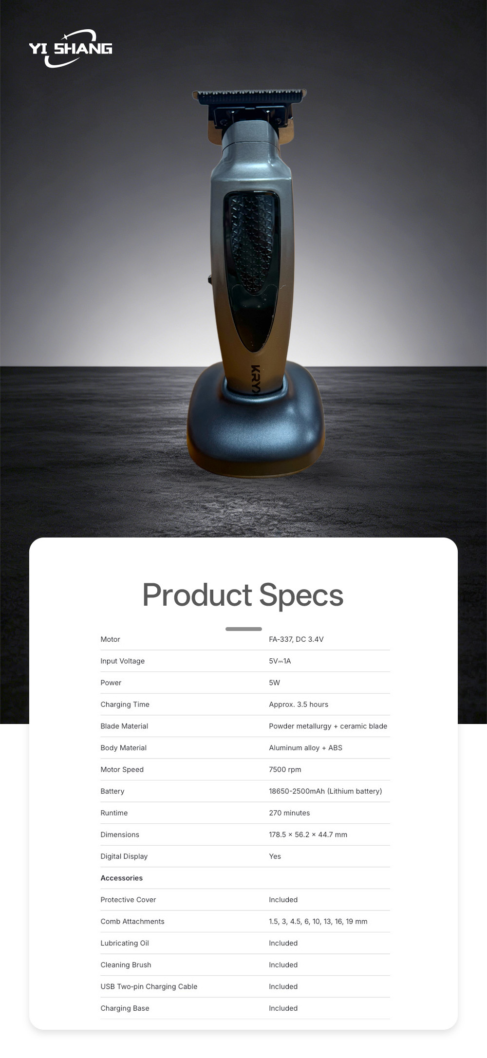 _Hair clipper 388-3X