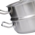 Pot à vapeur SUS304 de haute qualité avec couvercle en verre