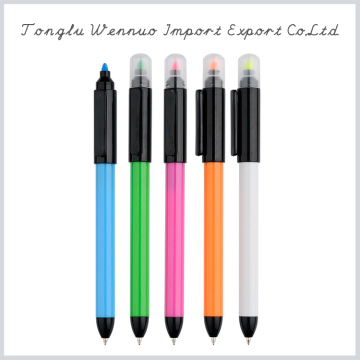 Latest design superior quality retractable highlighter pen