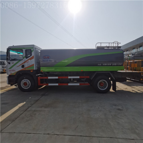 Dongfeng Tianjin 15CBM Зеленый распылительный грузовик