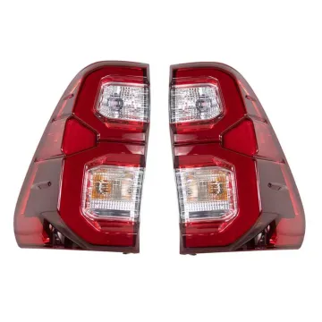 PP Plastic Front Rear Bumper Grille Headlights Taillights Body Kit for Hilux Revo Rocco 2018-2021 Tundra