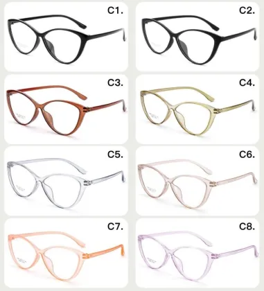 TR90 Cat Eye Eyeglass Frames - Ultra Light Hot Selling Optical Eyeglasses