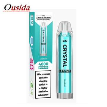Crystal Legend 4000 Disposable Vapes Distributor