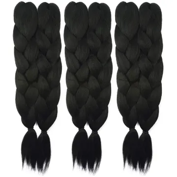 82inch 165g Synthetic Jumbo Braids Crochet Hair x pression Braiding Hair Extensions Pink Blue White Heat Resistant